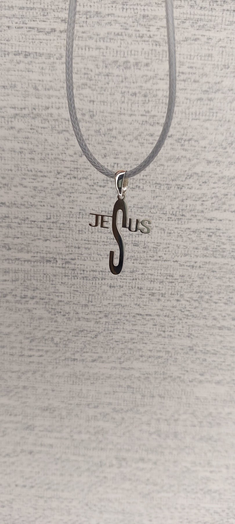 Підвіска «JeSus» зі срібла 925
