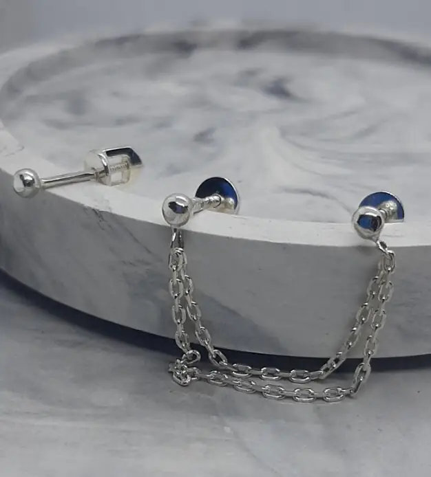 Сережки Кафа зі срібла 925