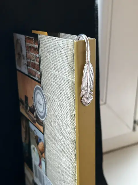 Закладка для книг Срібна пір'їна зі срібла 925 — фото 2