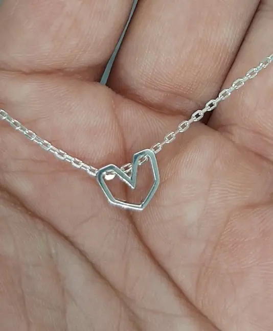 Підвіска «Серце» зі срібла 925