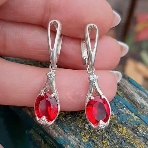 Сережки «Перлина моря» зі срібла 925 — фото 10