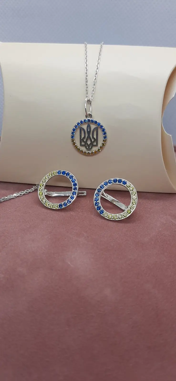 Сережки Ua зі срібла 925