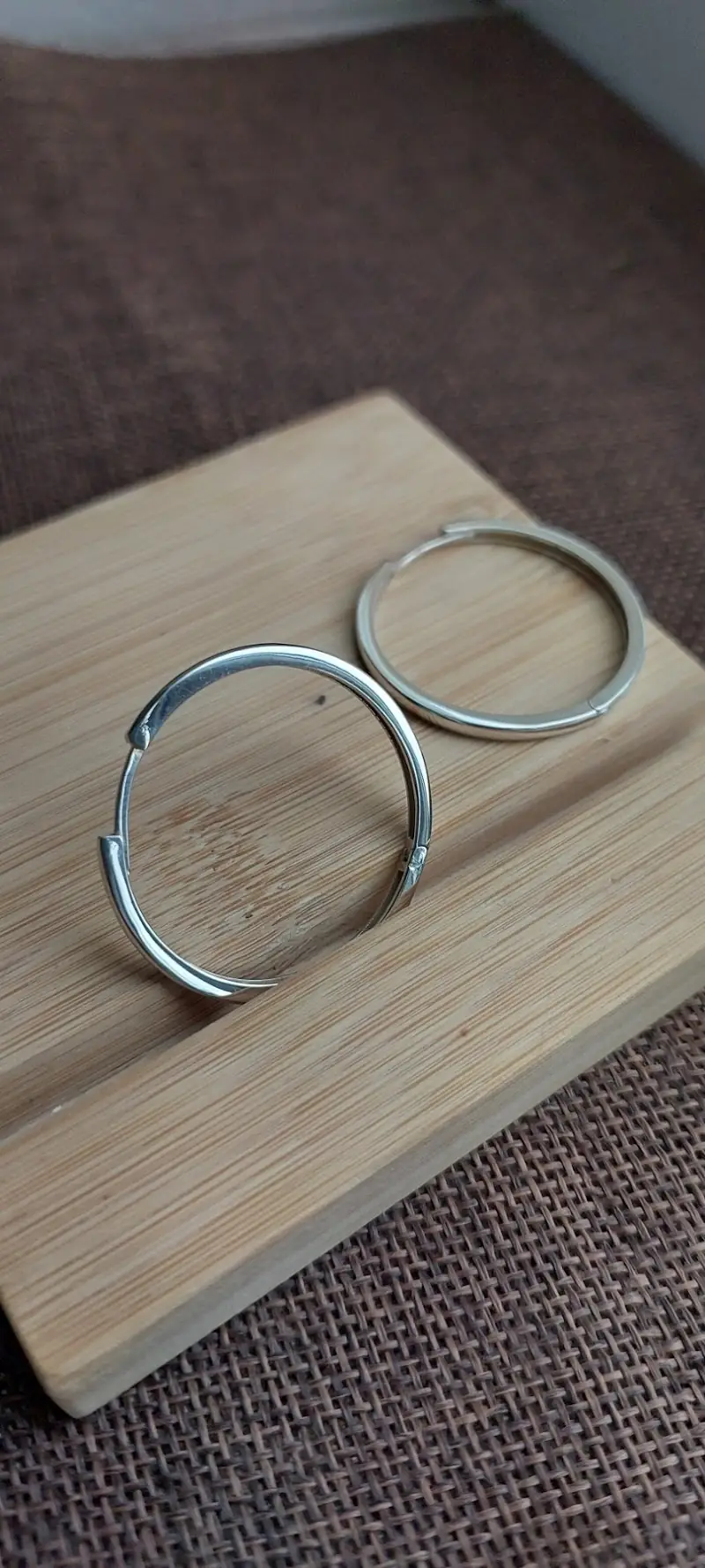 Сережки «Мінімал» зі срібла 925