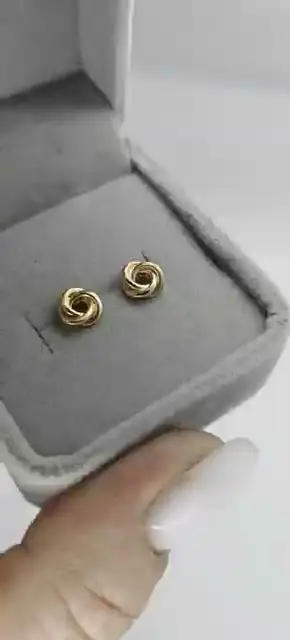 Сережки «Вихор з позолотою» зі срібла 925 — фото 4